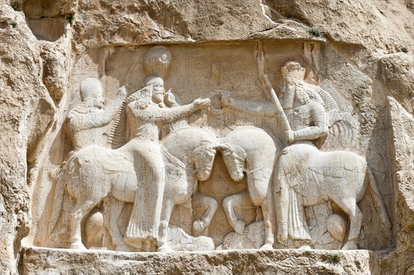 Sassanid rock relief