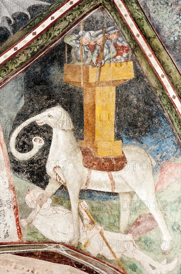 Gothic fresco