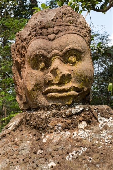 Asura statue in front victory gate