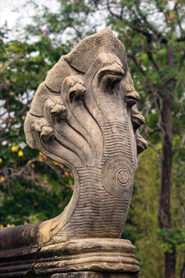 Seven Headed Naga at the south entrance