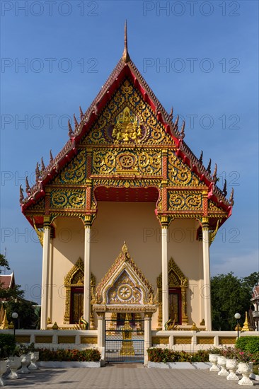 Gable of Wat Klang temple