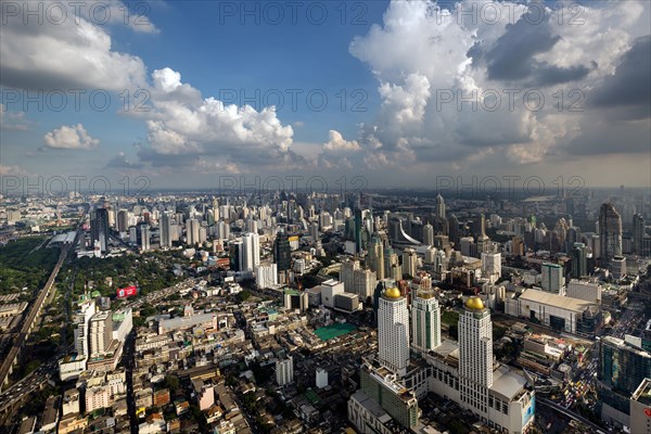 View of city from Baiyoke Tower