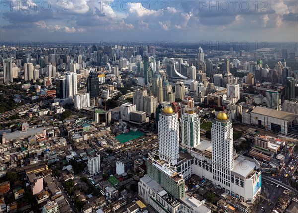 View of city from Baiyoke Tower