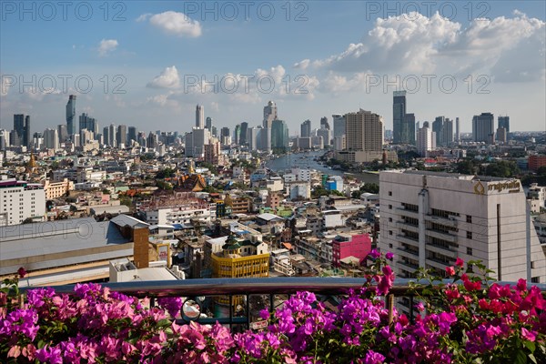 Panoramic view from balcony of Grand China Hotel