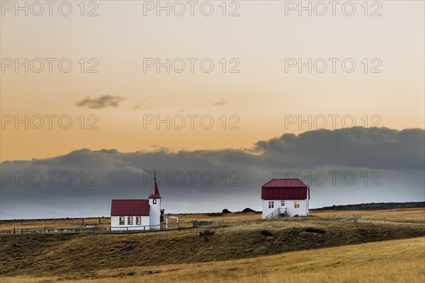 Small church with house