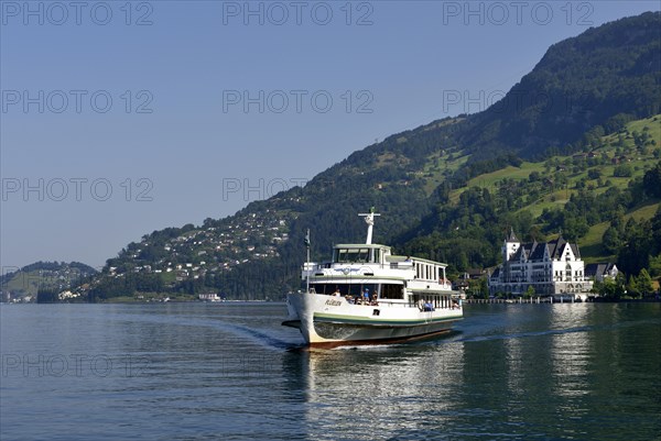 Panorama ship MS Fluelen