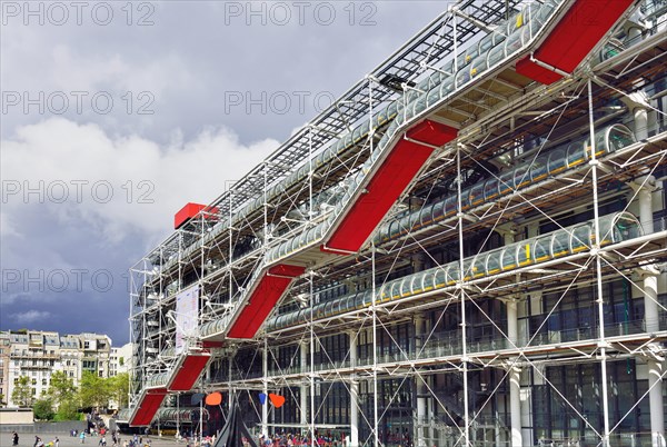 Covered outdoor staircase