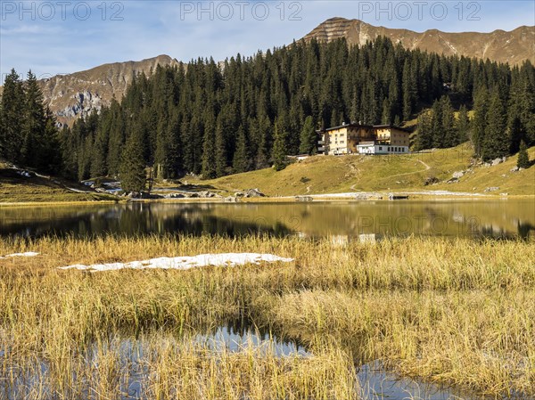 Lake Korbersee in autumn