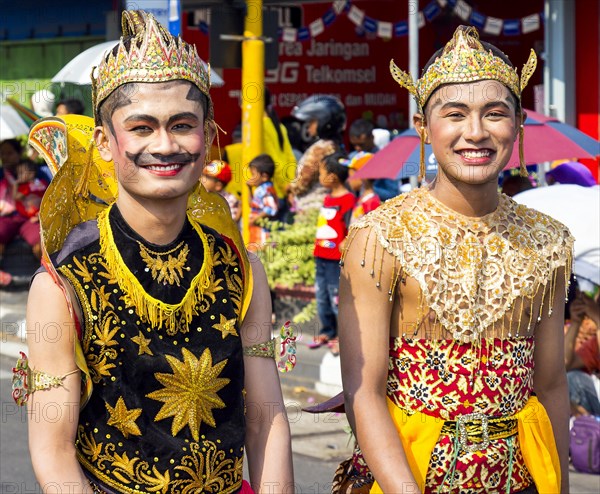 Men in costumes