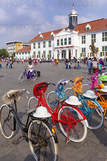 Colourful bicycles