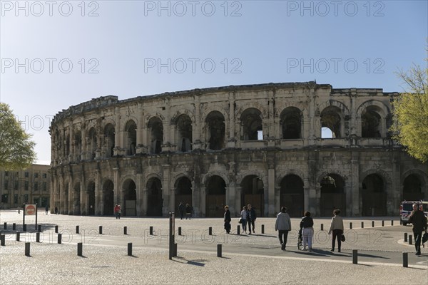 Roman Amphitheatre or Arenes de Nimes