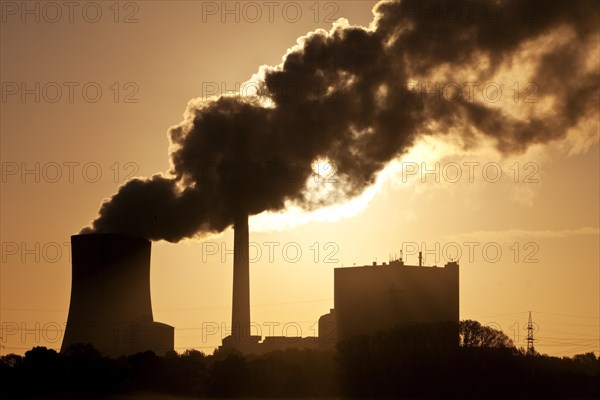 Heyden power plant at sunrise