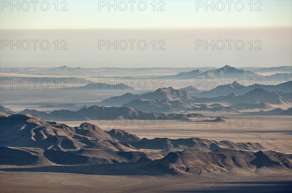 Isolated mountain ridges and C27 gravel road