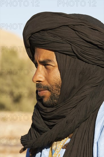 Portrait of a moroccon Arab man at Ait Benhaddou