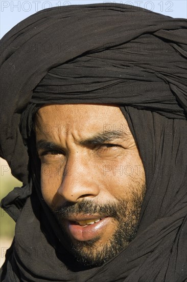 Portrait of a moroccon Arab man at Ait Benhaddou