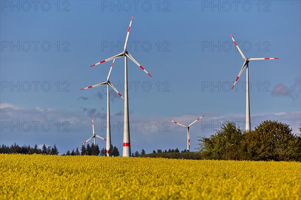 Wind turbines in Hunsruck