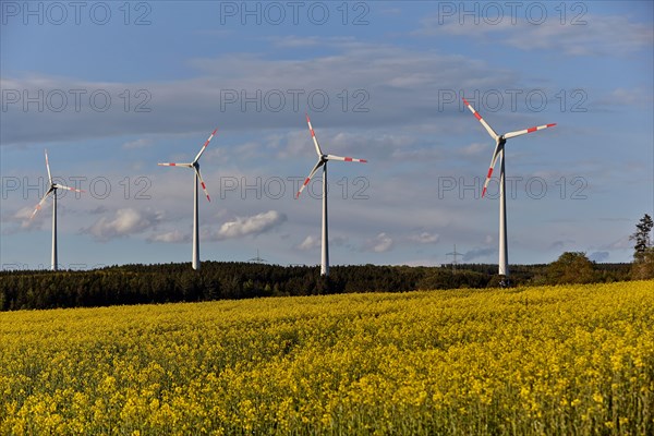 Wind turbines in Hunsruck