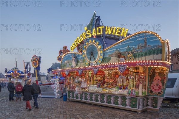 Sweet stall on the fun fair Bremer Freimarkt
