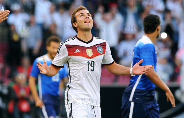 Goal celebration Mario Gotze