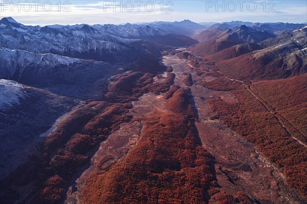 Aerial view of bog