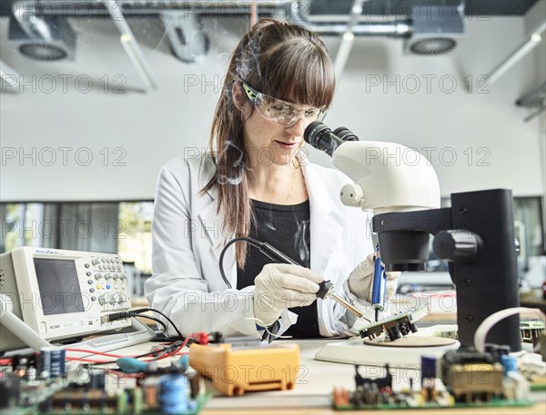 Female technician