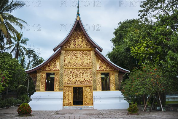 Funerary chapel in the temple Wat Xieng Thong