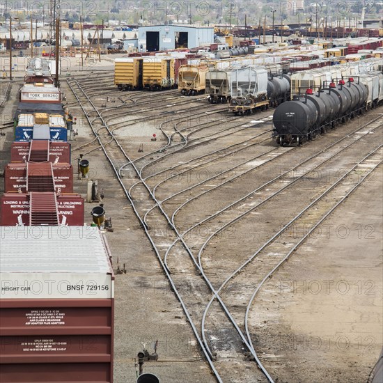 The Union Pacific Denver North Rail Yard