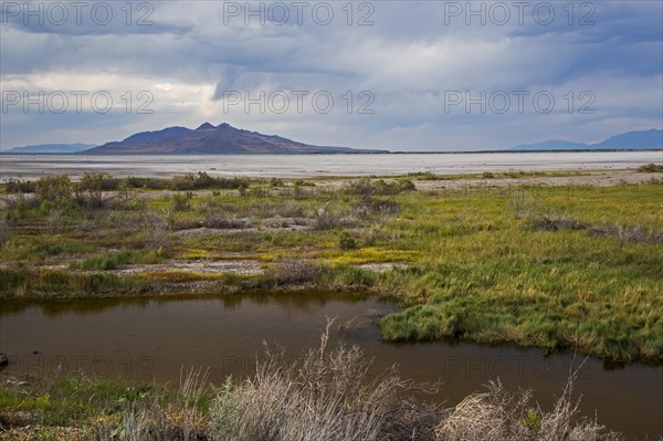 Lee Creek area at edge of Great Salt Lake