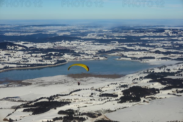 View from Tegelberg mountain range