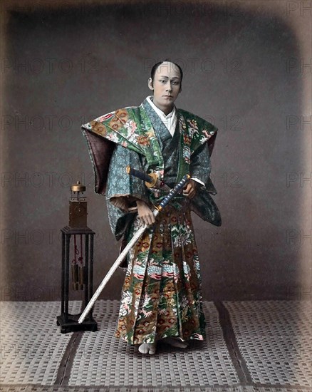 Samurai with sword