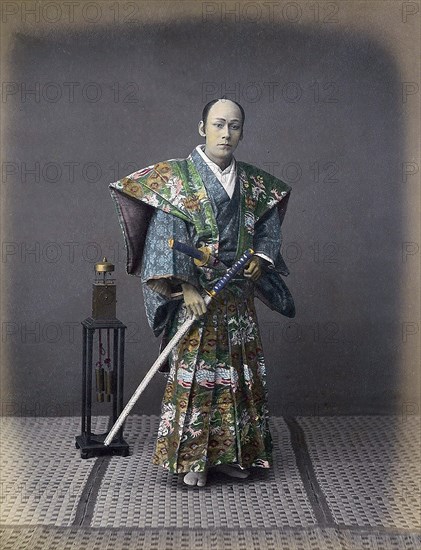 Samurai with sword