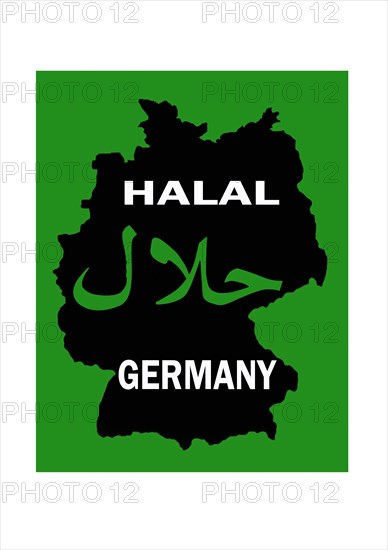 Halal certification for islamic pure meat or food in Germany