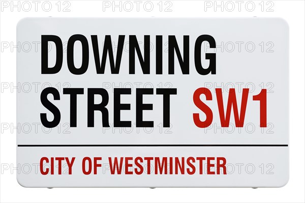 Downing Street sign