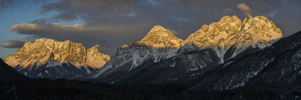 Panoramic view from the Fernpass