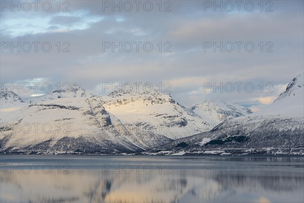 Fjord in winter