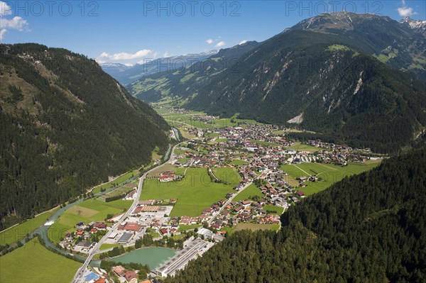 Townscape of Mayrhofen