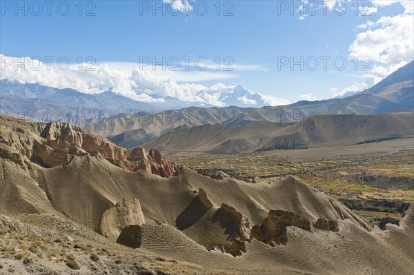 Vast erosion landscape