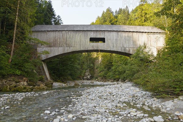 Gschwendtobel-Brucke bridge across the Subersbach creek