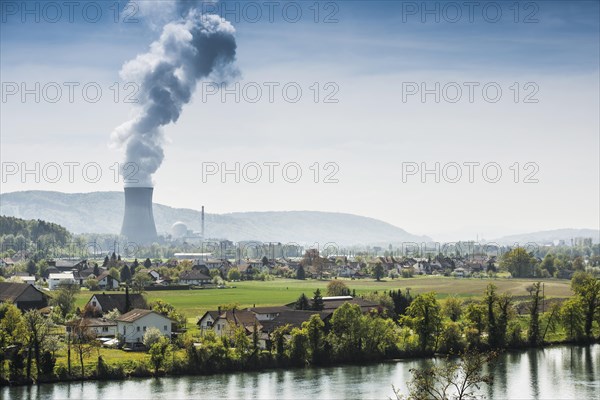 Leibstadt Nuclear Power Plant and village