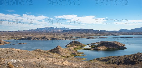 Barren landscape at Lake Mead