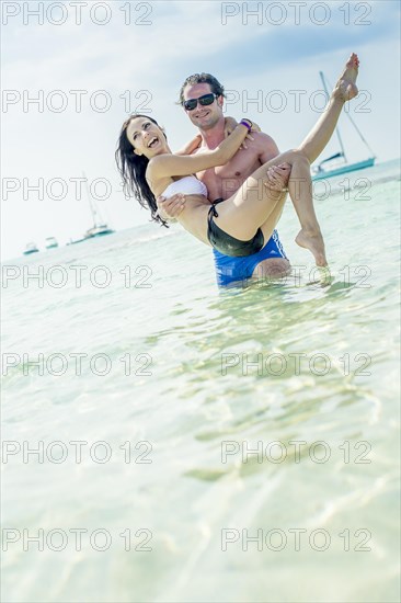 Couple in the sea