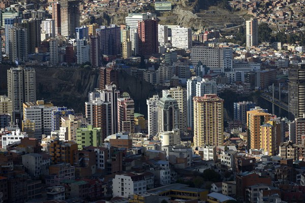 Skyscrapers in the Zona Sur