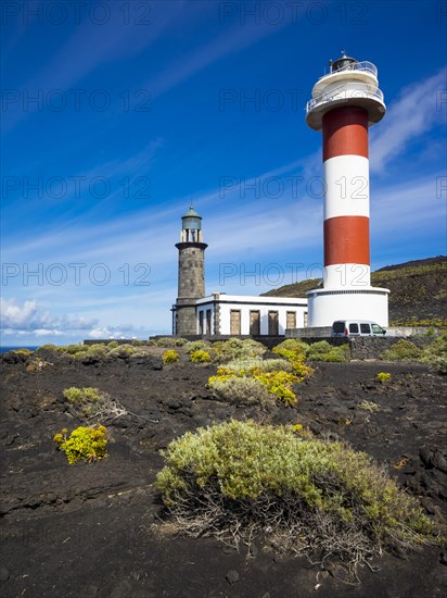 Old and new lighthouse at Faro de Fuencaliente