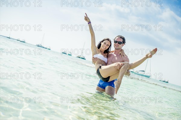 Couple in the sea