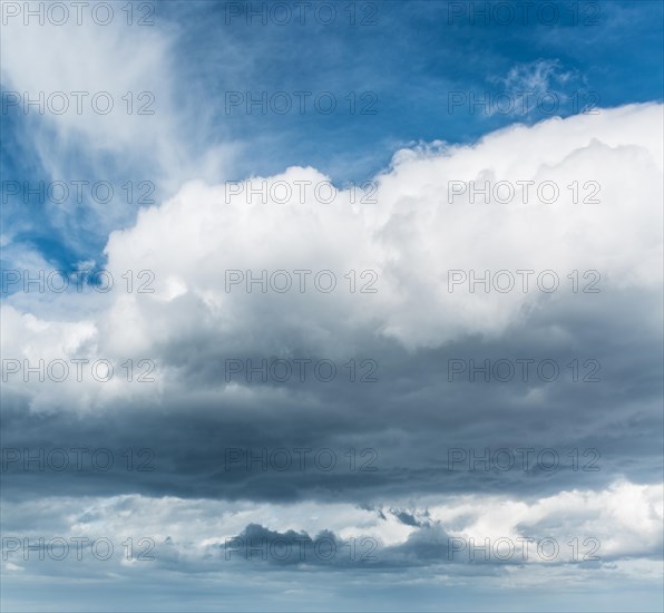 Clouds against a blue sky