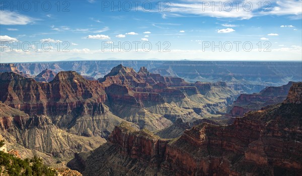 View of canyon landscape from Bright Angel Viewpoint