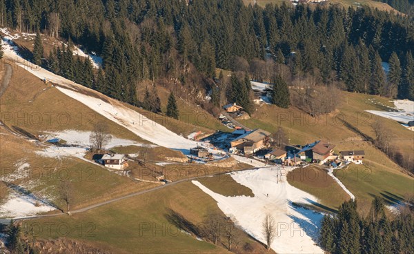 Valley run with very little snow