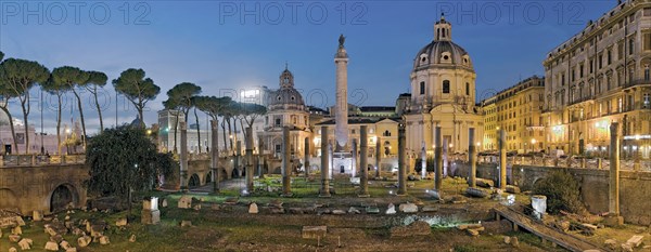 Final mood at the Trajan's Forum with Trajan column