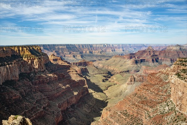 View of canyon landscape