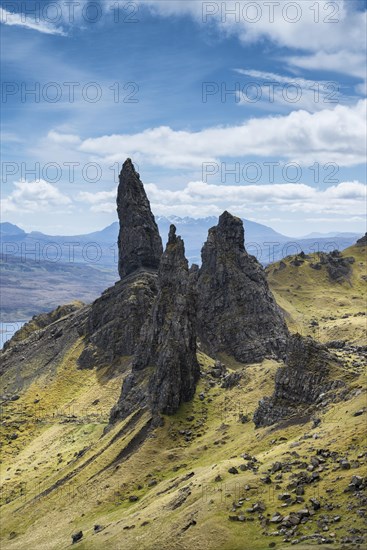 Bizarre rock formation